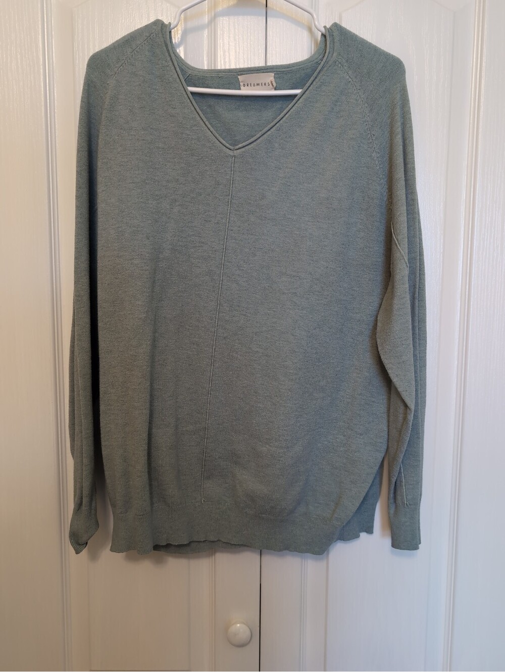 Dreamers long sleeve green sweater size M/L